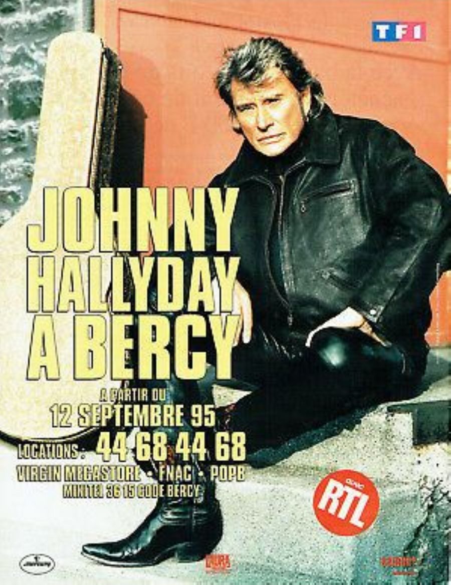 LES CONCERTS DE JOHNNY 'BERCY, PARIS' 1995 Sans2870