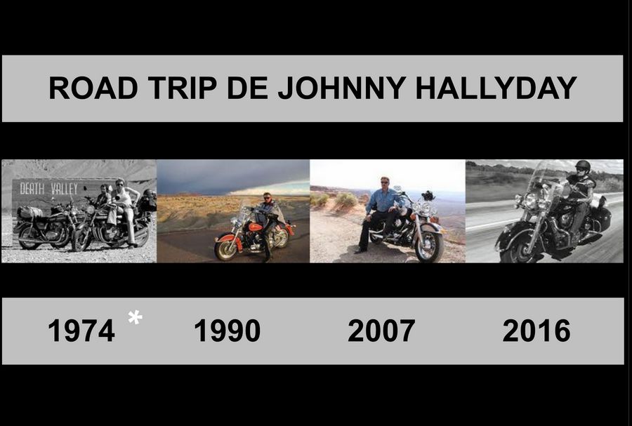 LES PLUS GRANDS EVENEMENTS - LES PLUS GRANDS EVENEMENTS DE JOHNNY 'ROAD TRIP ''LA VALLEE DE LA MORT' ( 1974 ) Sans3951