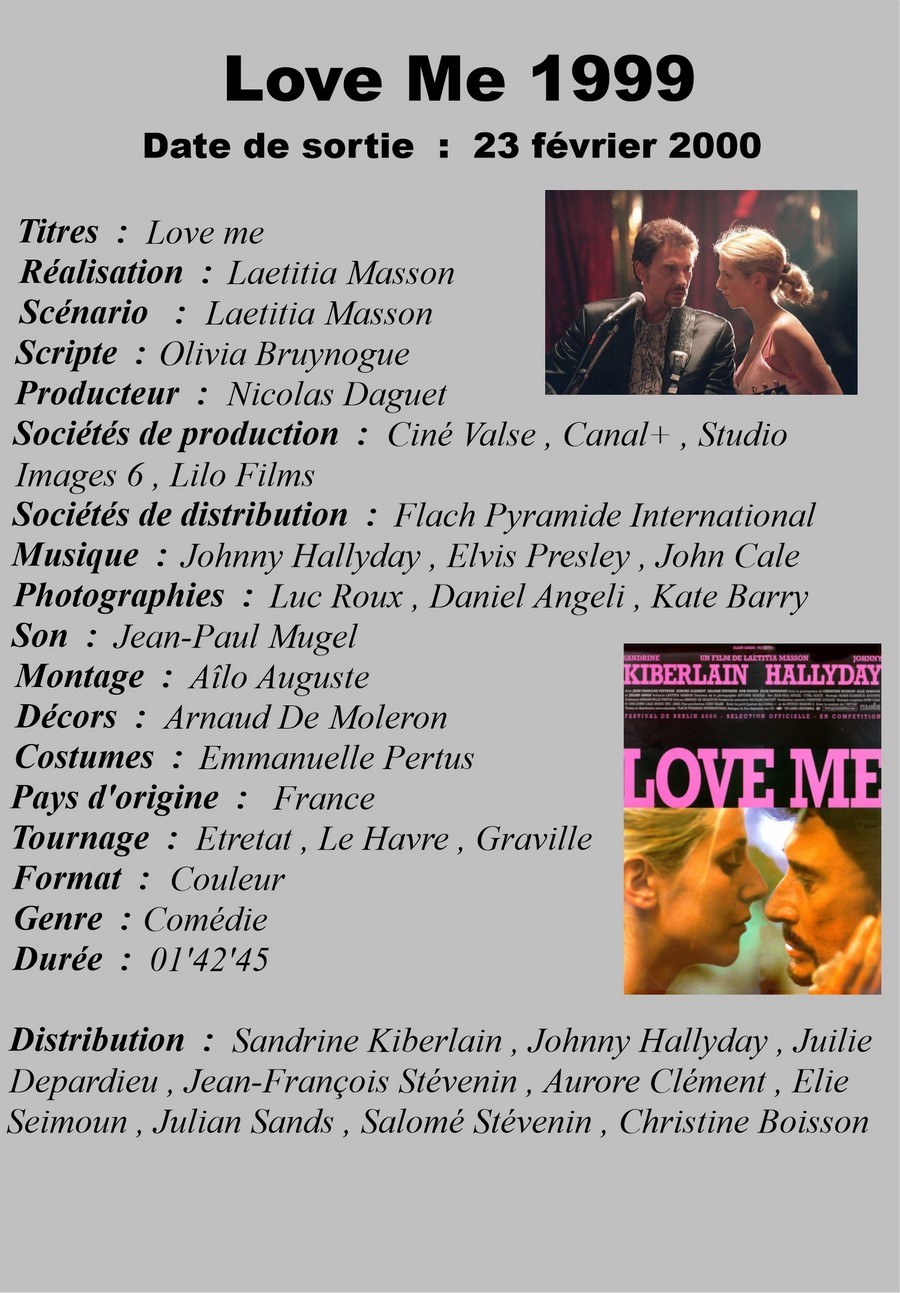 LES FILMS DE JOHNNY ' LOVE ME' 1999 Setli363