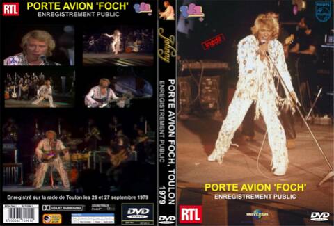 LES CONCERTS DE JOHNNY 'PORTE-AVIONS ''FOCH'', TOULON 1979'