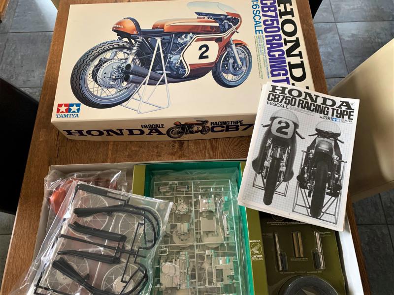 1970 - Honda CB 750 Racing 1970, Tamiya 1/6 Mini_k82