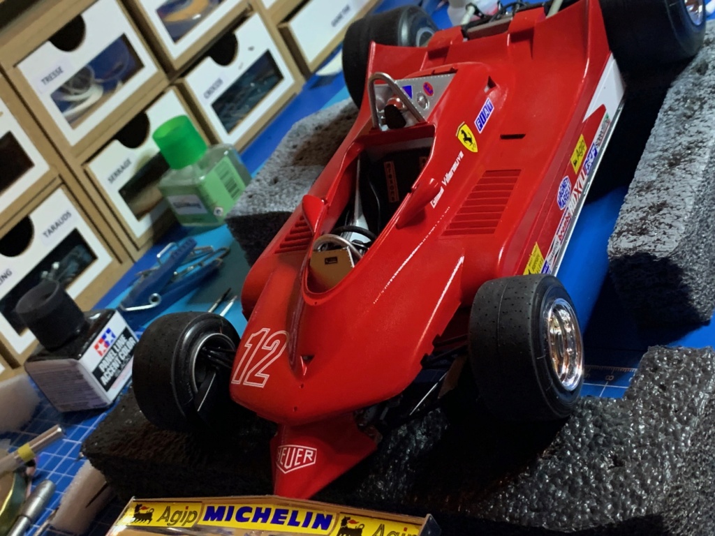 FERRARI 312T4 Gilles Villeneuve 1979, Tamiya 1/12 Wf610