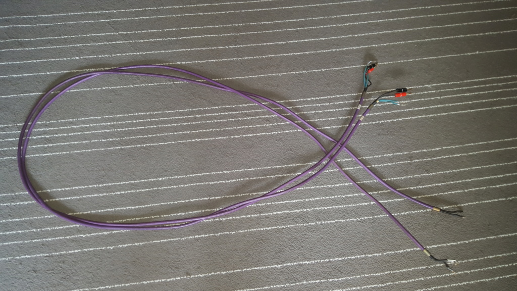 Pure note Paragon bi-wire/bi-amp speaker cables - SOLD 20190215