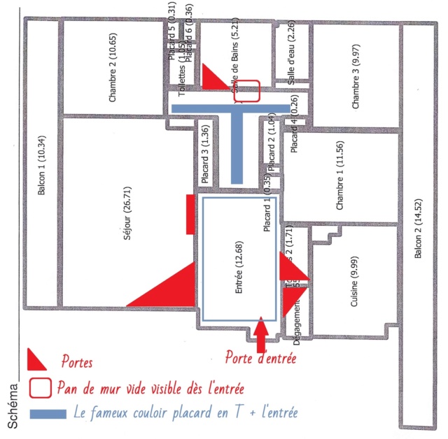 Comment décorer un couloir de placards intégrés Plan_a12