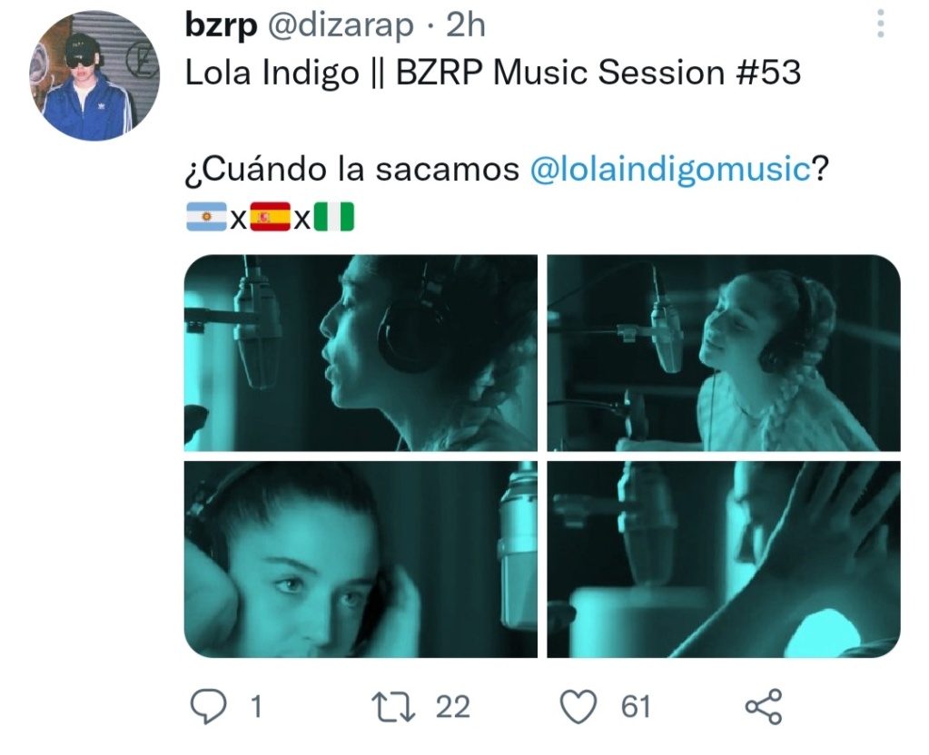 Lola Indigo >> single "DISCOTEKA" (ft. María Becerra) Screen39
