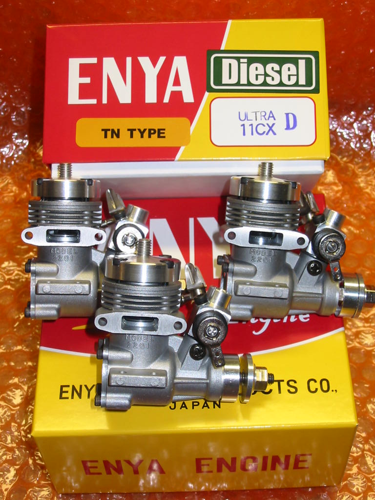 Last of the Enya Diesel engines purchased off of Enya's website. Enya_u10