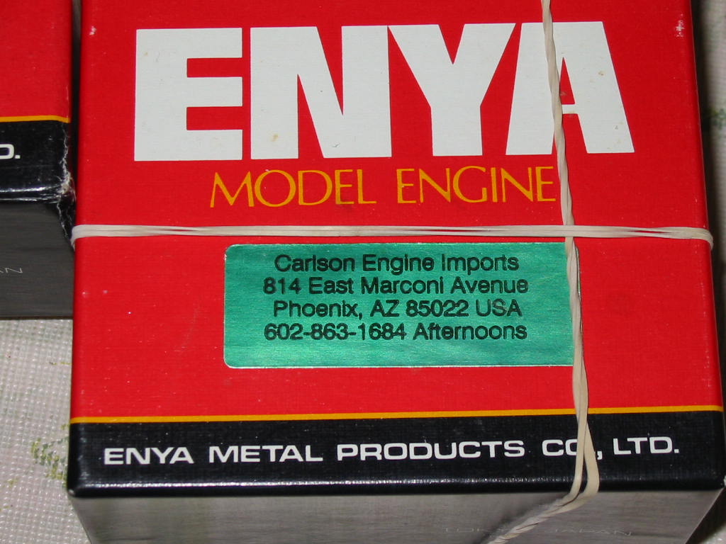 New in Box Enya .10 Series #4 engines Img_0153