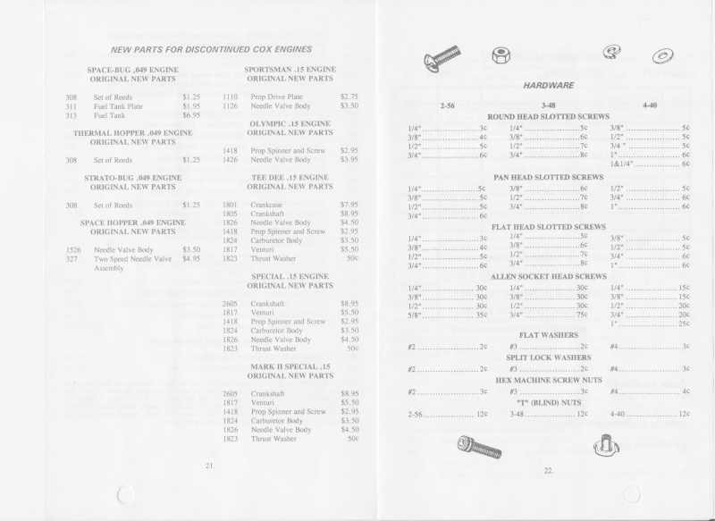 Cox works tuned engines  Kk_21-11