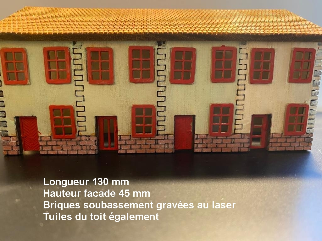 Essais en découpe laser Maison10