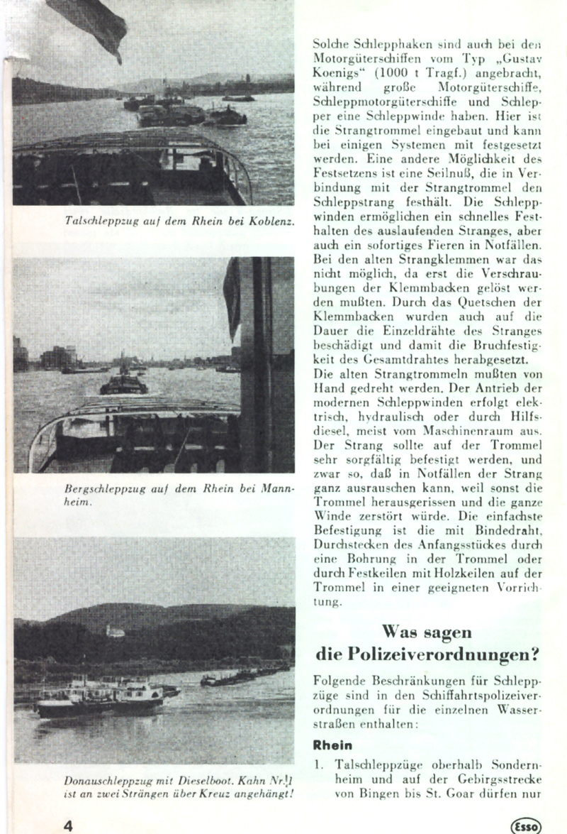 Rheinschifffahrt in den 1950-60ziger Jahren. Funkti15