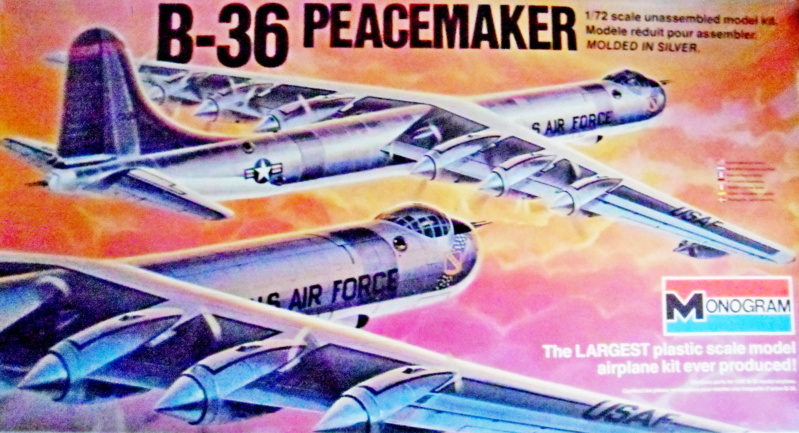 B-36 Langstreckenbomber der US Airforce von Monogram in 1:72. Sam_2510