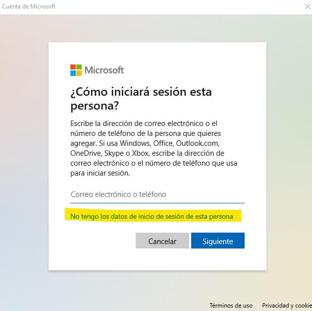 Windows 10. No quiero usar usuario de Microsoft (Solucionado) Imagen15