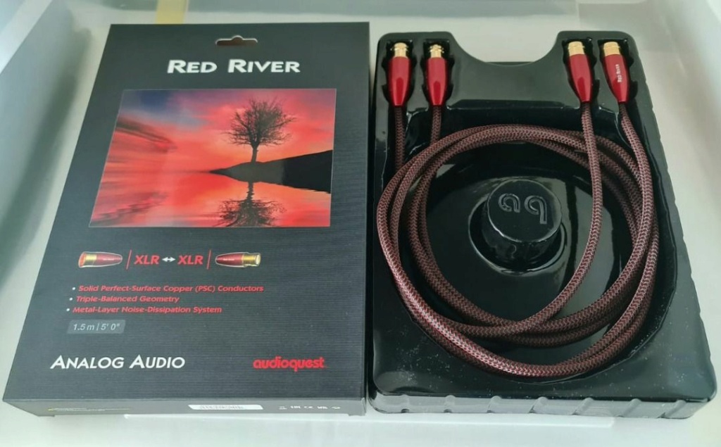 AudioQuest Red River XLR-XLR Interconnect Cable -1.5M Audioq14