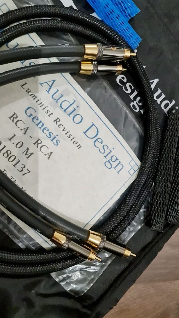 PAD Purist Audio Design Genesis Interconnects RCA Cable - 1m pair Pad_pu10