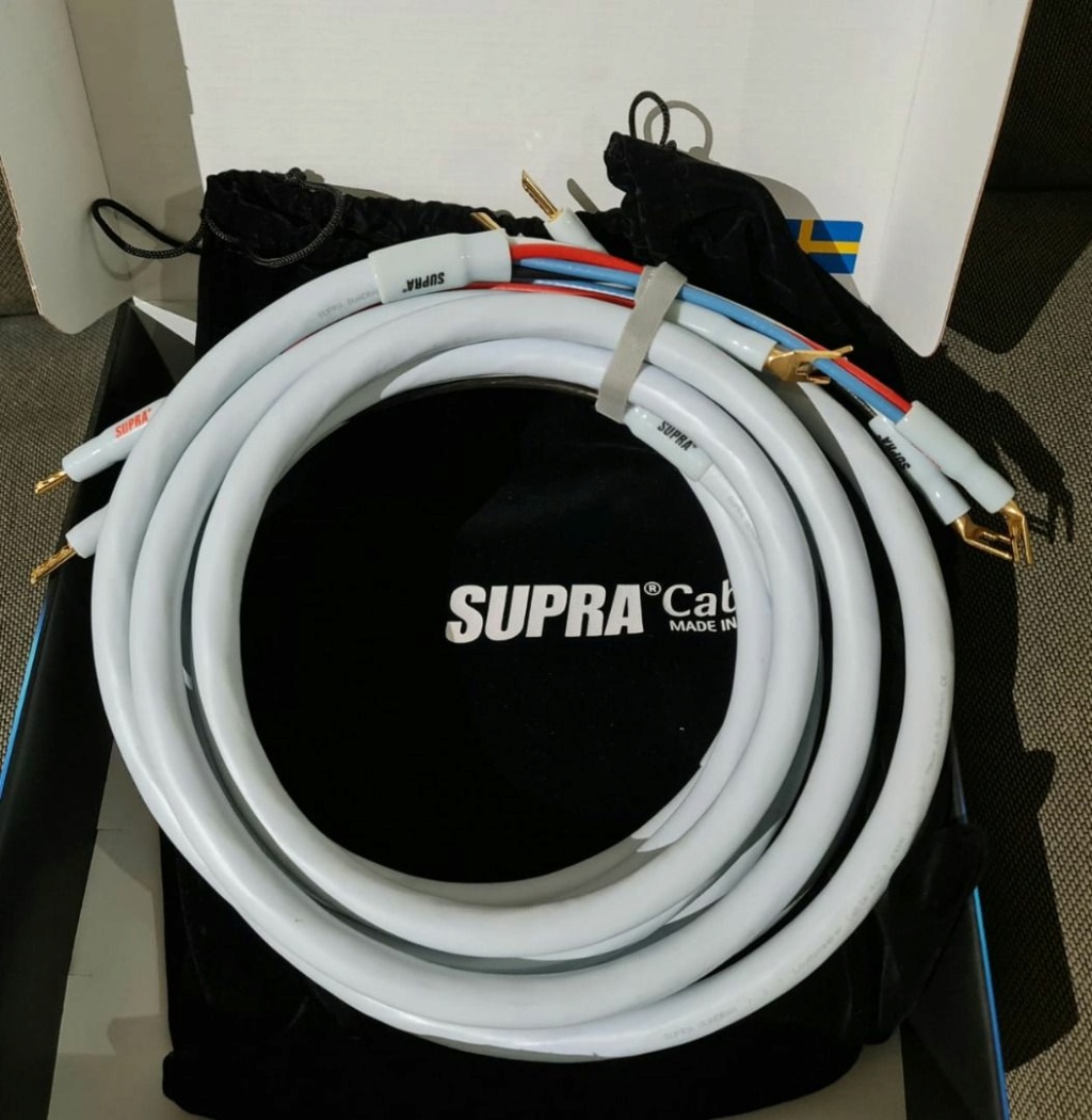 SUPRA CABLES Quadrax Speaker Cable- 3M Pair - Factory Terminated Combicon Crimp Supra_10