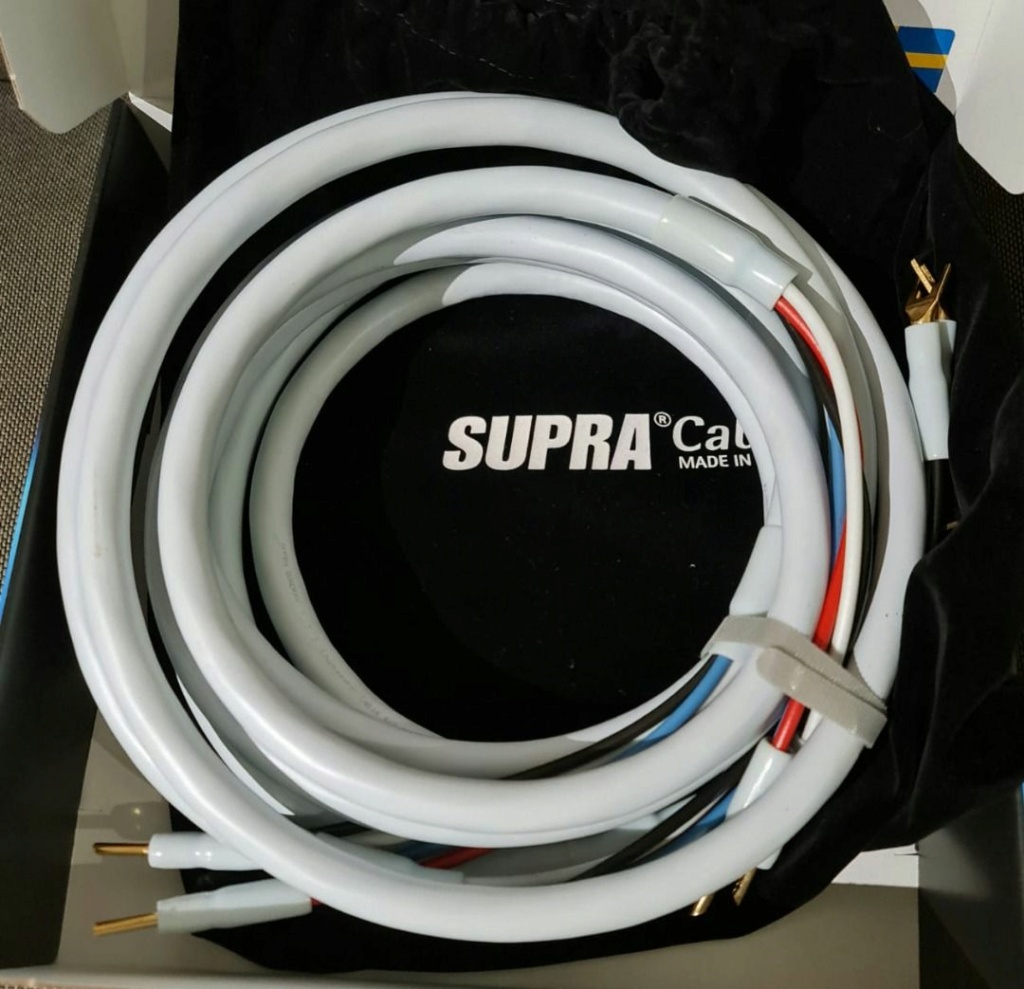 SUPRA CABLES Quadrax Speaker Cable- 3M Pair - Factory Terminated Combicon Crimp Supra_11