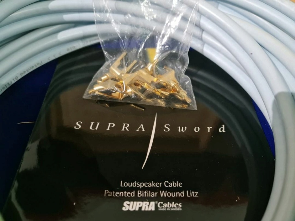 Supra Sword CombiCon Loudspeaker Cables - 3m pair Supras12