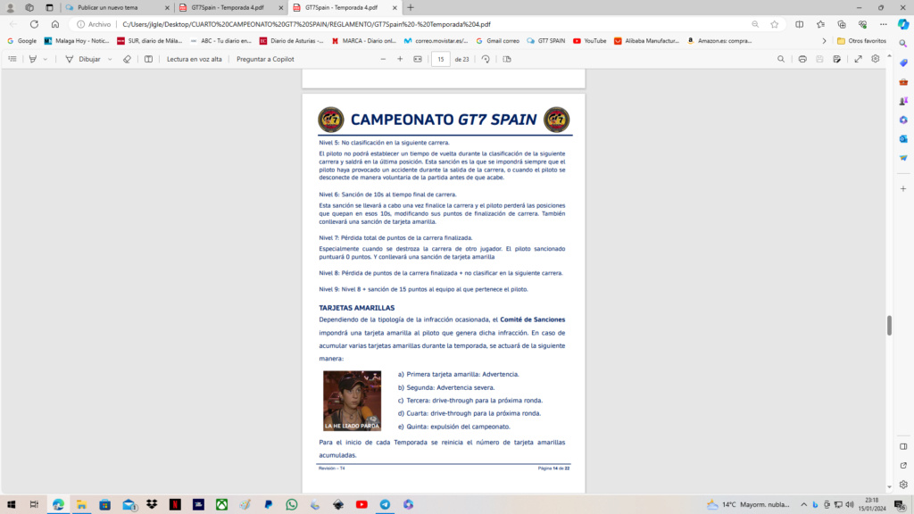 REGLAMENTO 4º CAMPEONATO Captu220