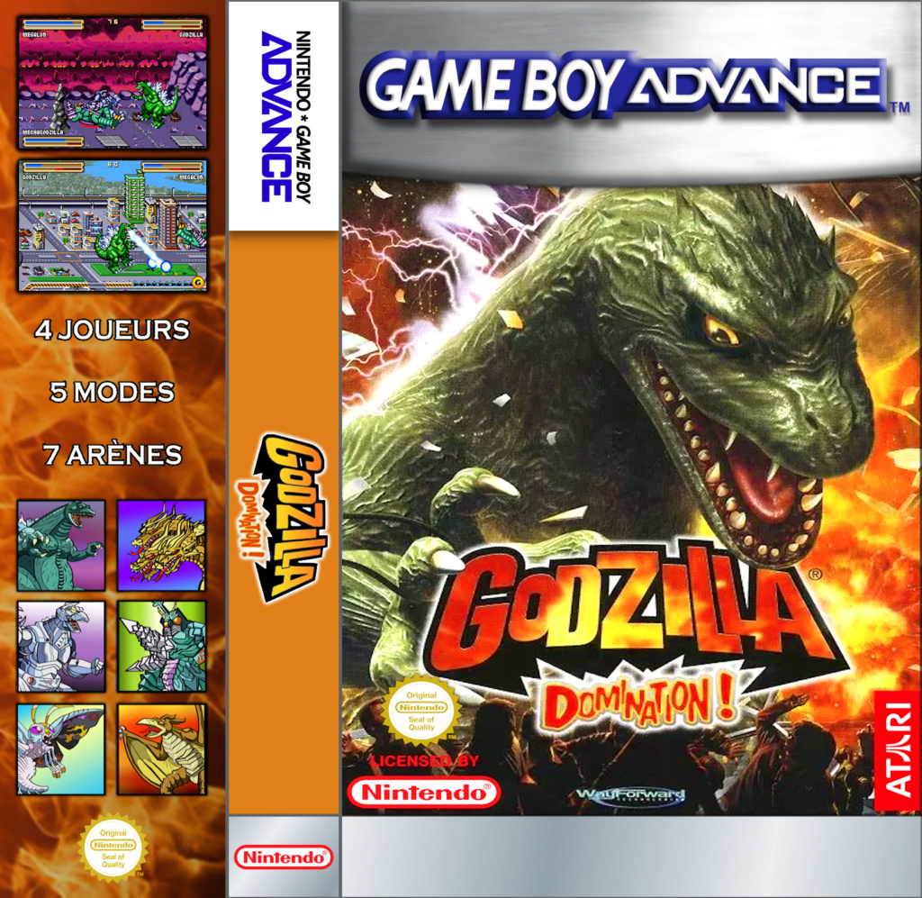 Jaquettes pour boitiers K7 (GB, GBA, GG, PSP... ) - Page 19 Godzil10