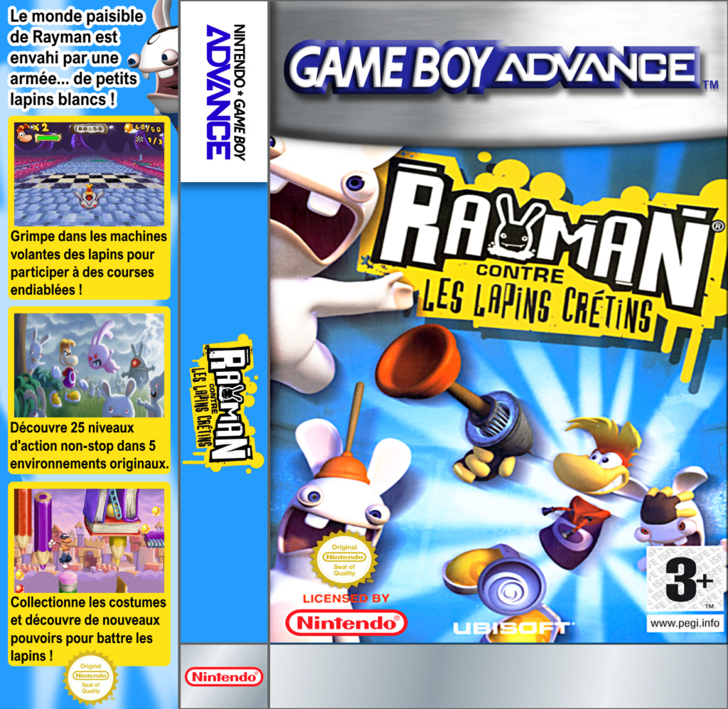 Jaquettes pour boitiers K7 (GB, GBA, GG, PSP... ) - Page 12 Rayman12