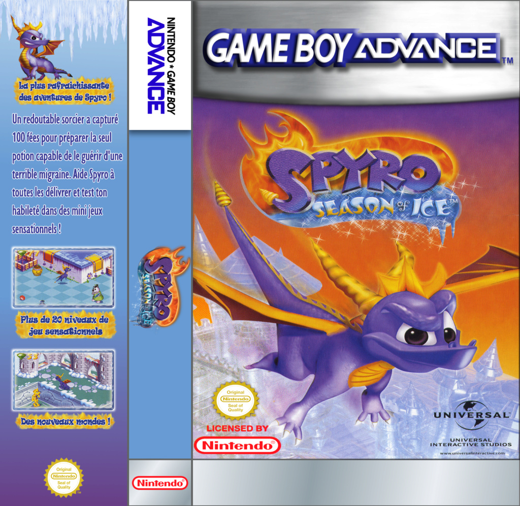 Jaquettes pour boitiers K7 (GB, GBA, GG, PSP... ) - Page 30 Spyro_13