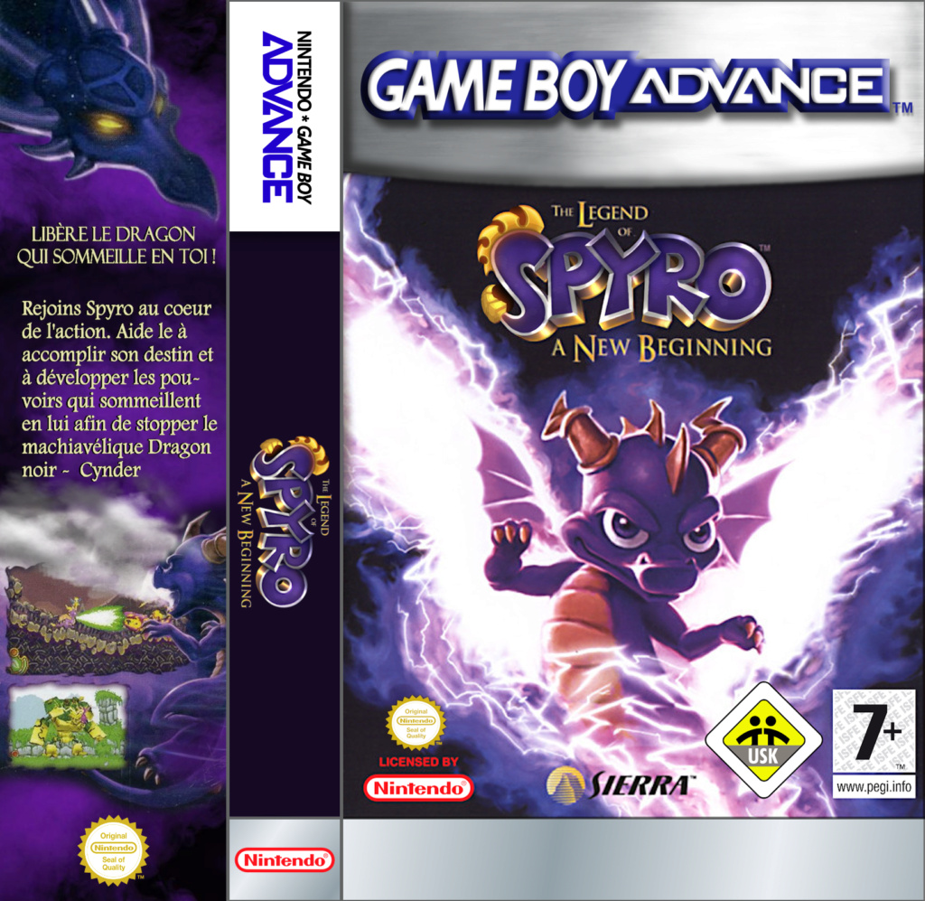 Jaquettes pour boitiers K7 (GB, GBA, GG, PSP... ) - Page 30 Spyro_18