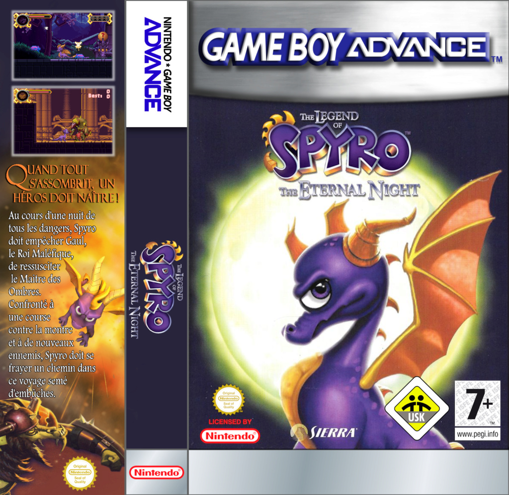 Jaquettes pour boitiers K7 (GB, GBA, GG, PSP... ) - Page 30 Spyro_19