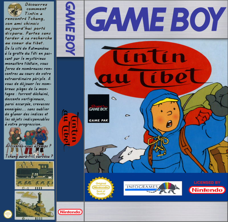 Jaquettes pour boitiers K7 (GB, GBA, GG, PSP... ) - Page 2 Tintin10