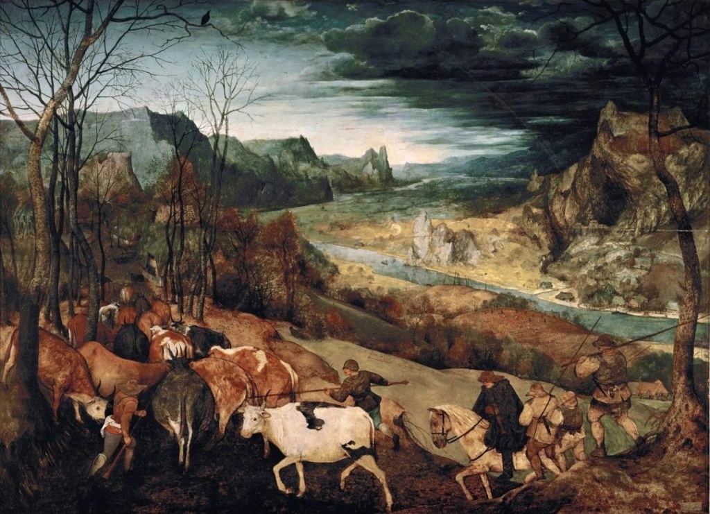 Знакомимся с картиной: Питер Брейгель Старший «Возвращение стада», 1565. Photo_74