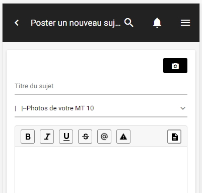 pour - Nouveauté : Editeur "light" pour la version mobile Editeu10