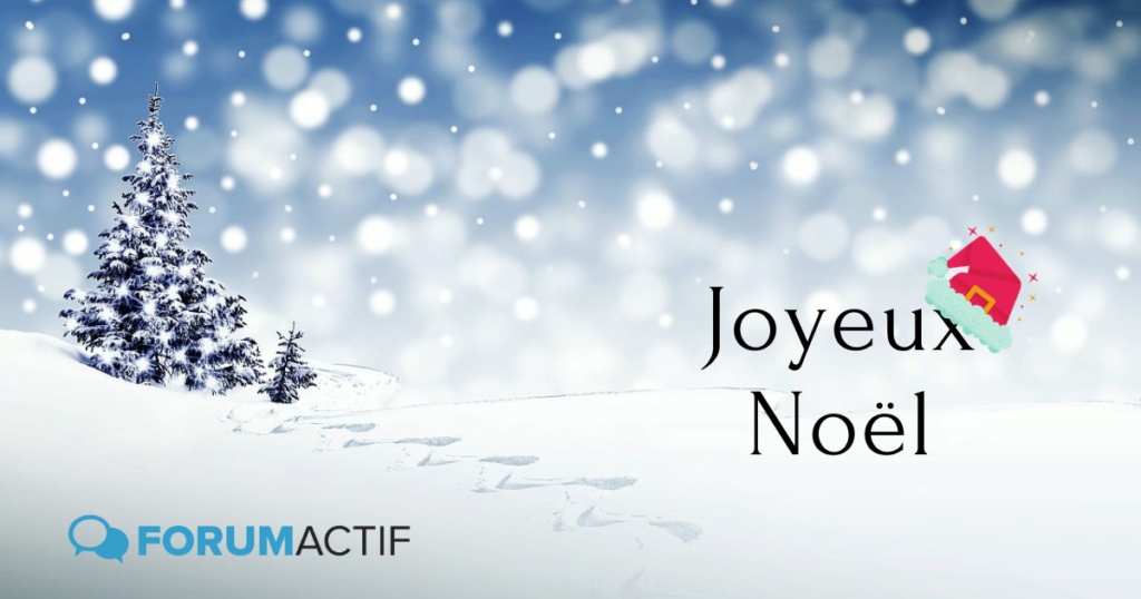 Bon réveillon et Joyeux Noël à toutes et à tous ! Joyeux10