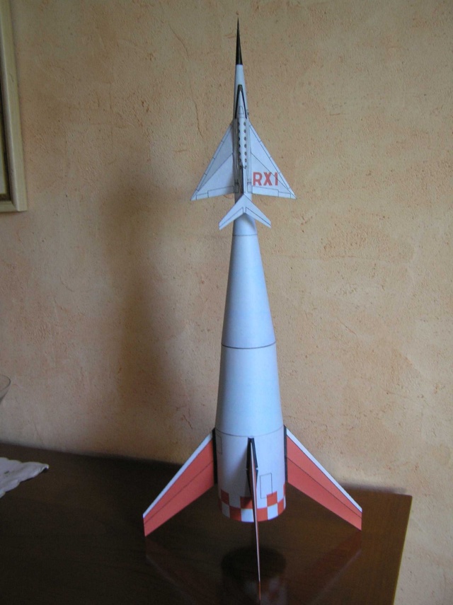 Von Braun Ferry Rocket  Maly Modelarz papier 1958 _bbbwe10