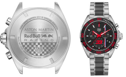 Actu TAG Heuer cree une montre edition speciale Max Verstappen