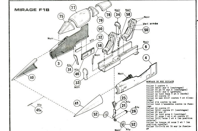 [Heller] Dassault Mirage F1/F1B (1978) Dassau16