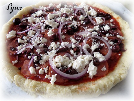 Pizza croûte de chou fleur Pizza210