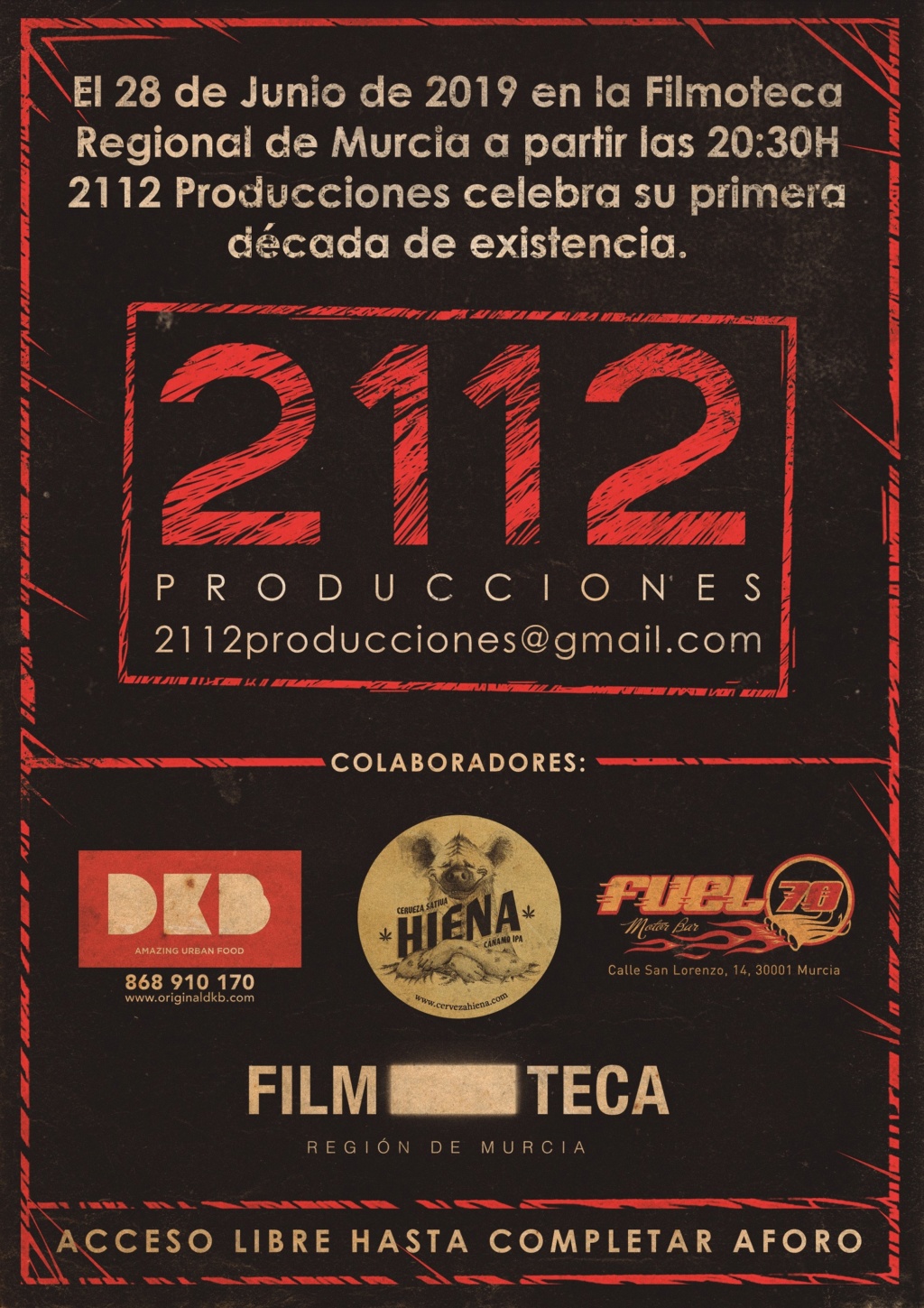 Fiesta en 2112 Producciones.  62176610