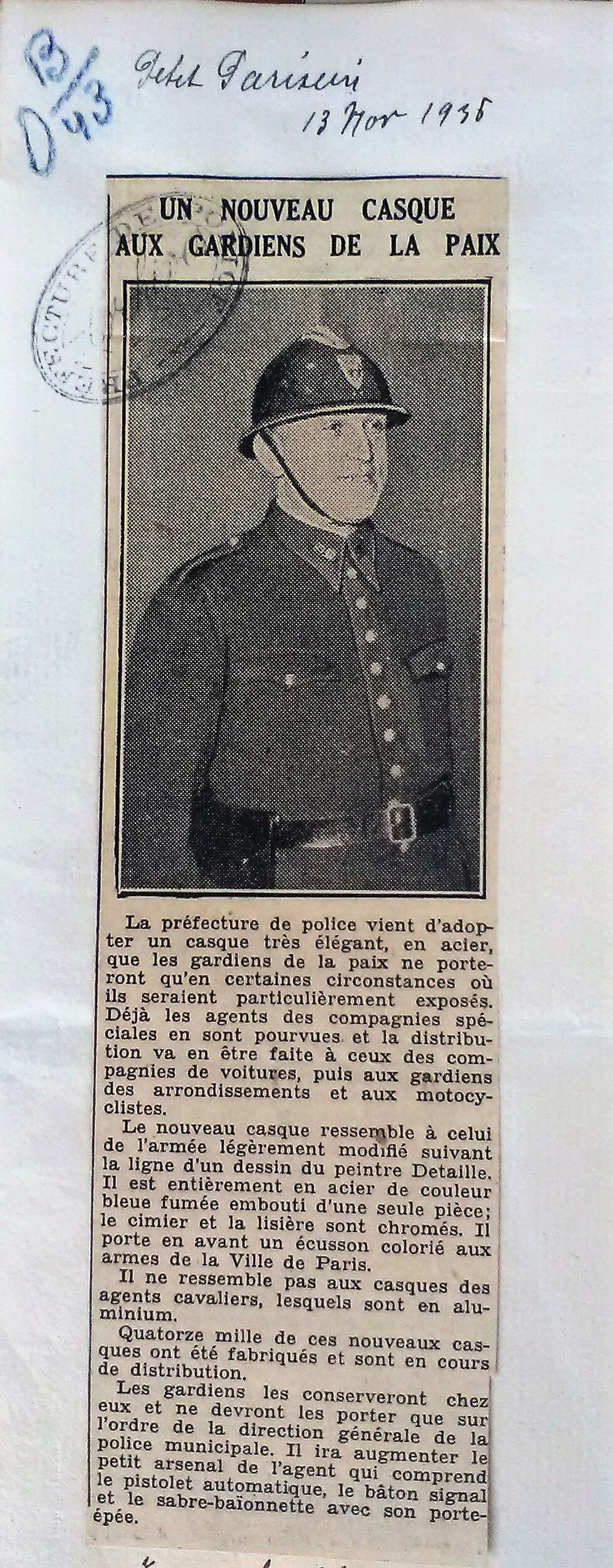 Policier 1894 - 1944 1936_p10