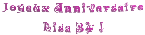 Joyeux Anniversaire Lisa Joyeux Anniversaire Lisa