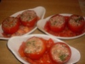 Tomates farcies au jambon & oeufs  + photos Tomate17
