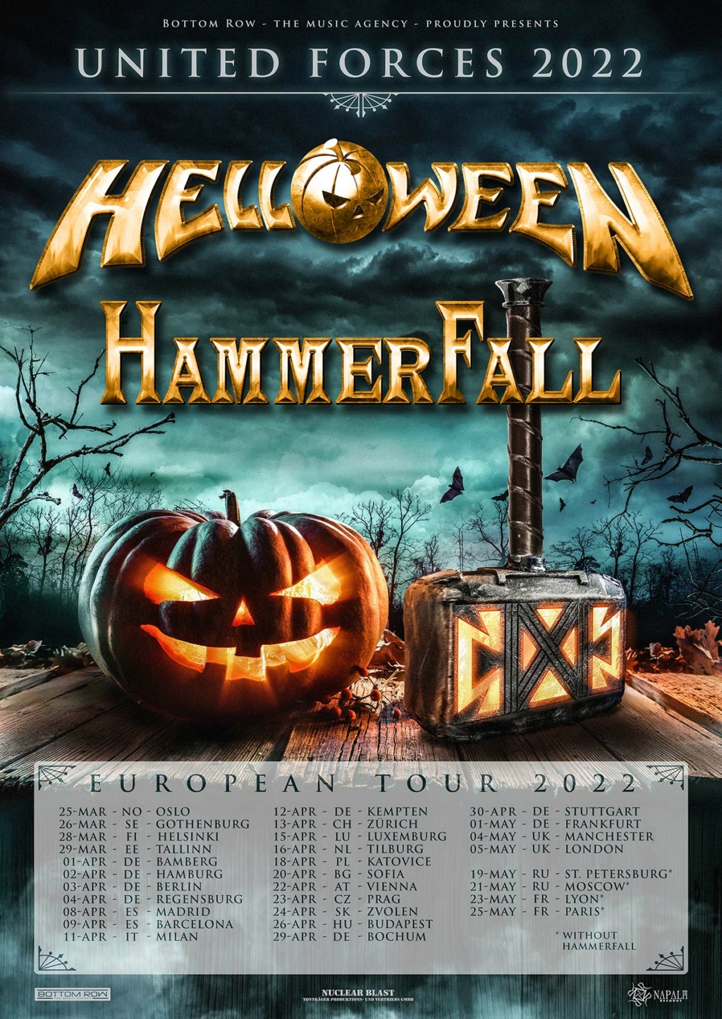 HAMMERFALL announces UNITED FORCES TOUR 2025