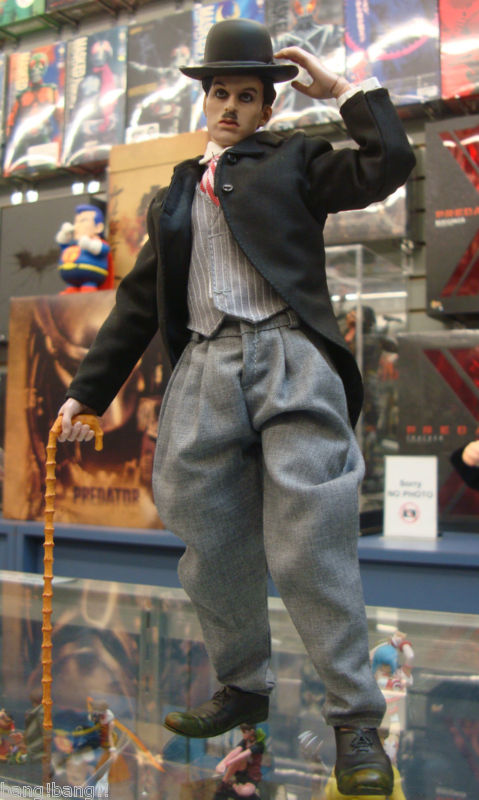 Charlie Chaplin 1/6 Figure 12" Custom Hand Crafted Doll Kumik   Entiie11
