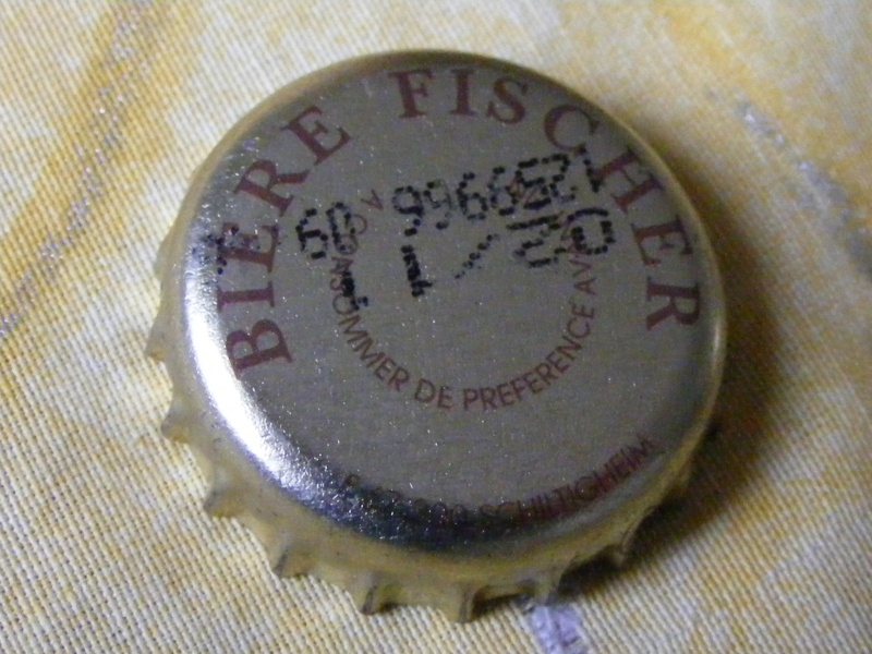 Fischer bière verte et brune Dscf8610