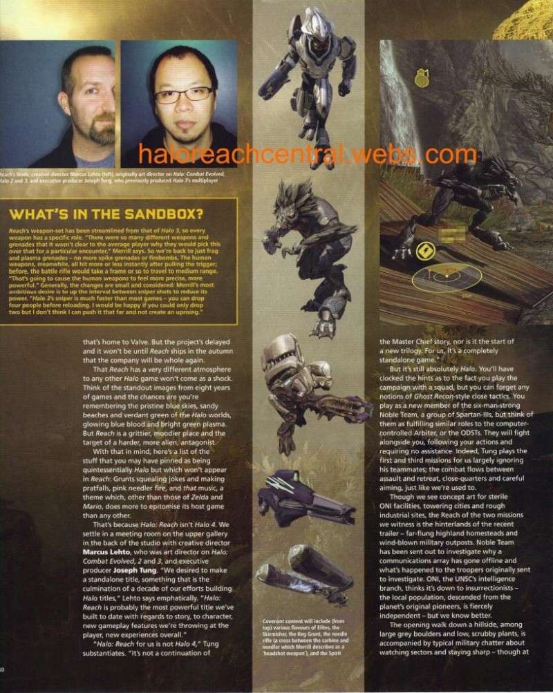 More halo reach info from EDGE with Scans Page5010