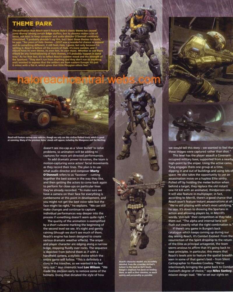 More halo reach info from EDGE with Scans Page5410