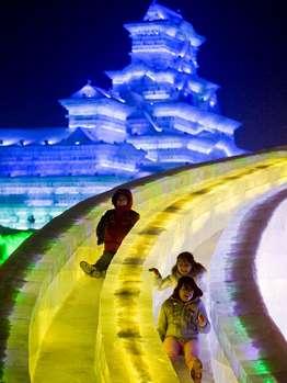Eisskulpturen in China 0210