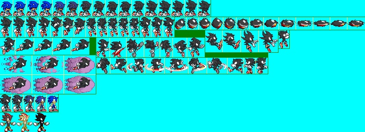 My Dark Sonic sprites. Dark_s10