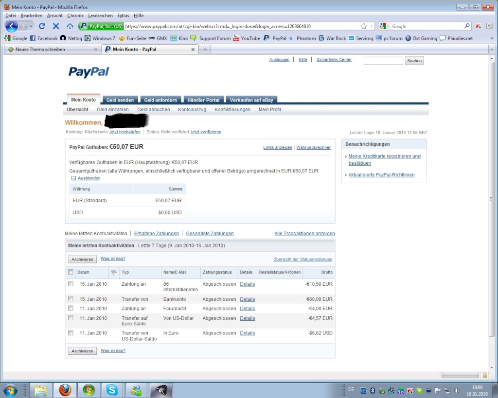 PayPal Online-Zahlung Unbena11