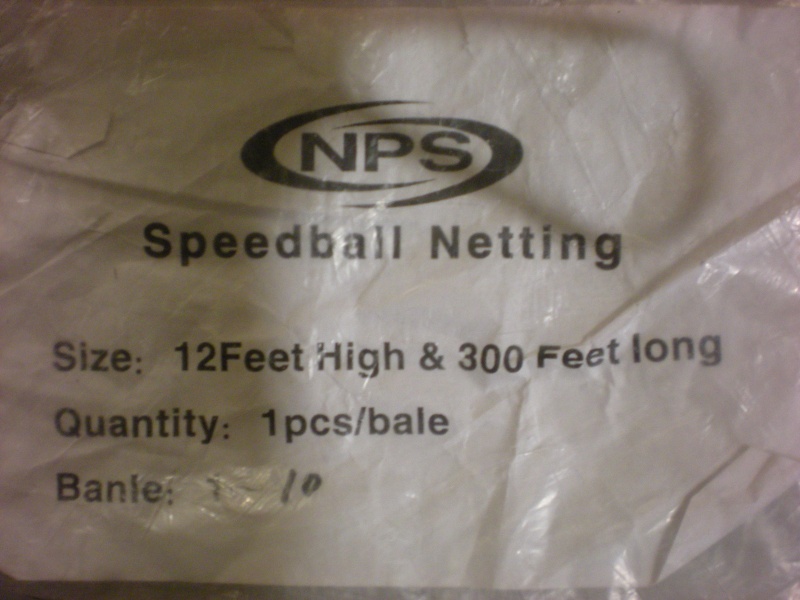 Équipement de speedball à vendre NEUF. Dscn0914
