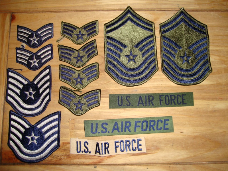 A few USAF ranks,and title's Dsc08111