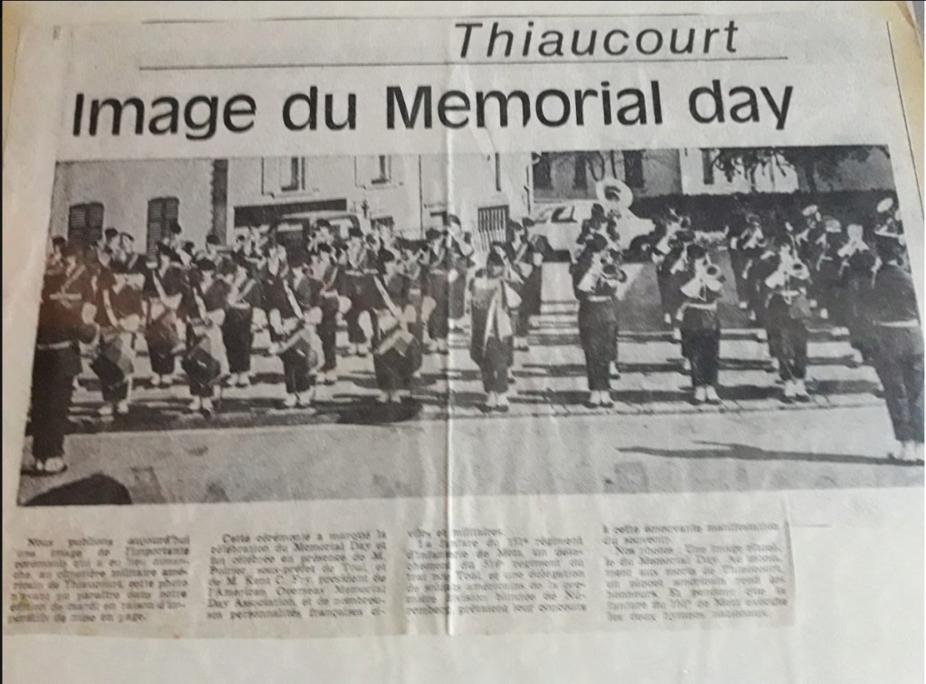 Mémorial day à ThiaucouRt 1977  (crédit Jacky Orditz). Thiauc10
